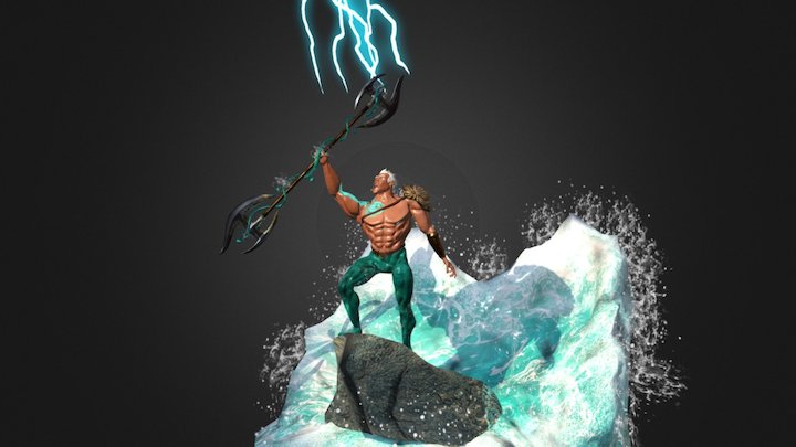 Hydro, Demi-God of the Atlantic 3D Model