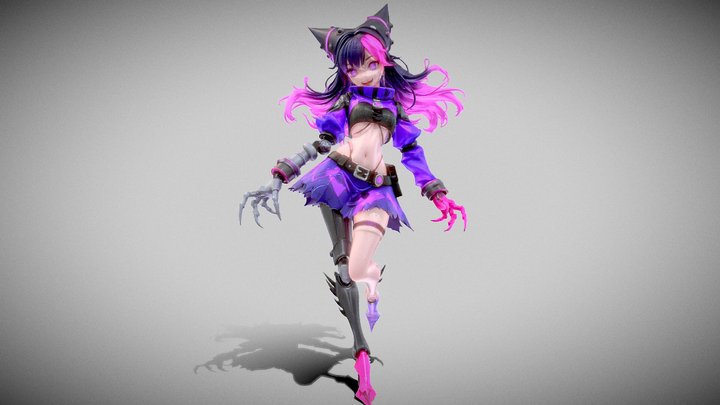 clow_girl 3D Model