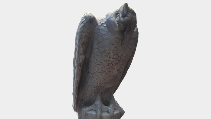 Andean Condor Statue 3D Model