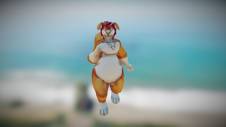 Cinnadog 3D Model