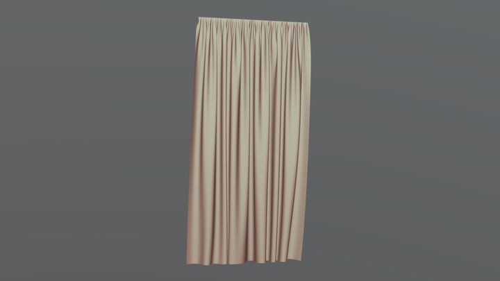 Curtain 3D Model