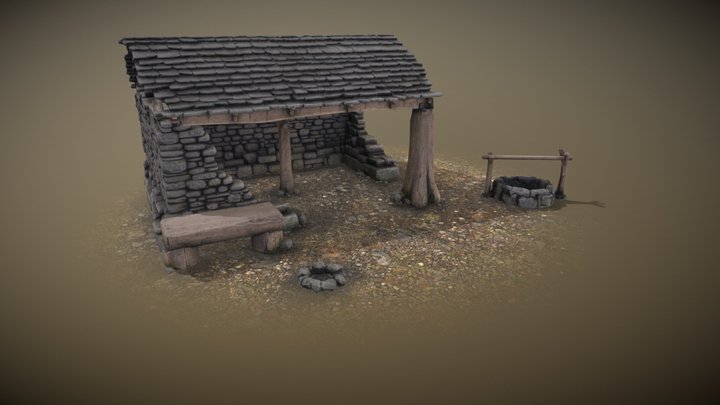 Sheep shed 3D Model