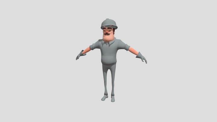 Hello neighbor builder 3D Model