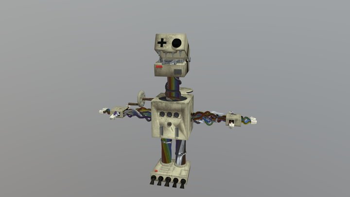 Unused Crt Boxy Concept (Fan Made) 3D Model