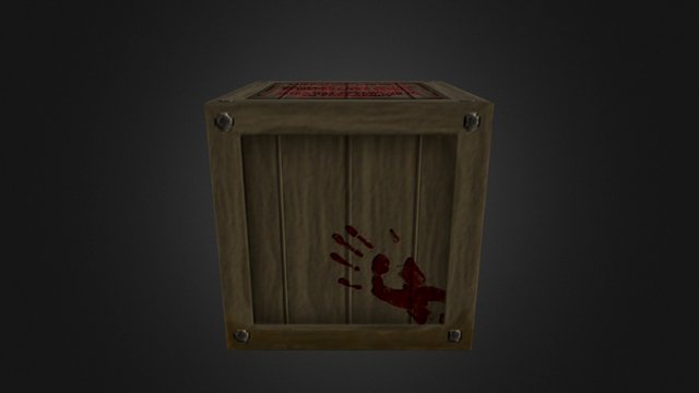 Crate 3D Model