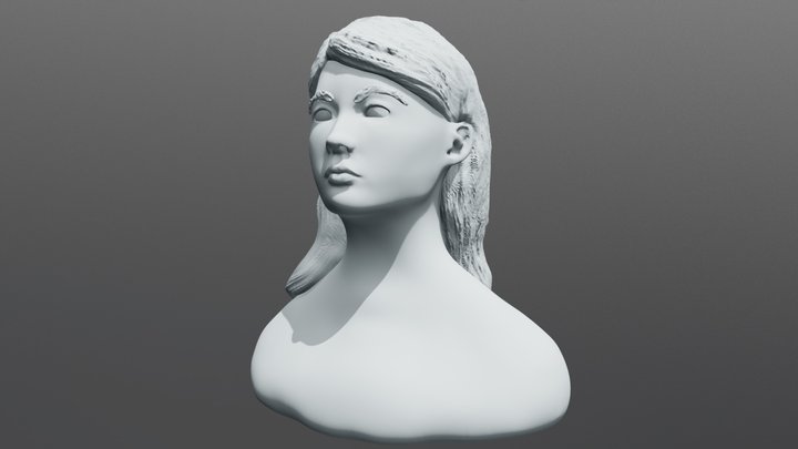 Self-Portrait Sculpt 3D Model