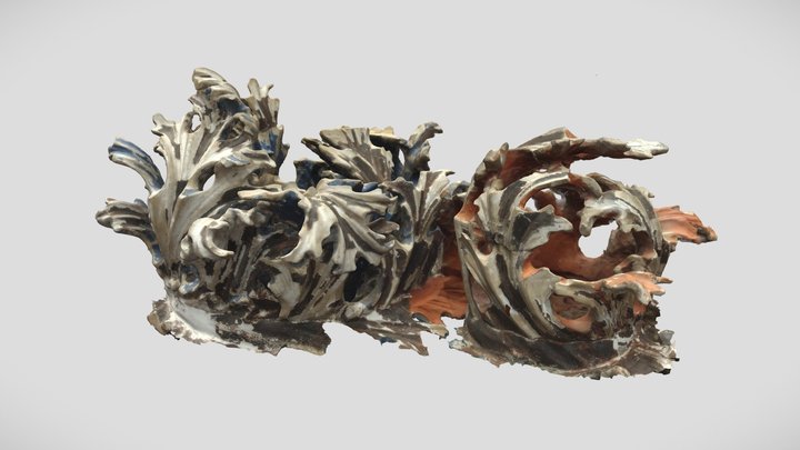Banner part - Left side 3D Model