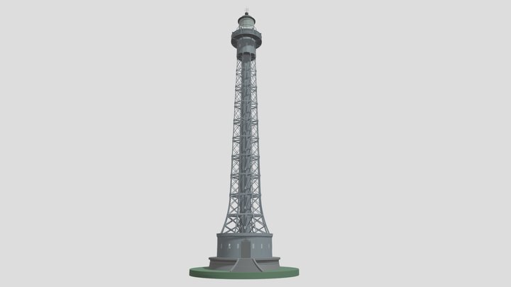 Port Said Lighthouse 3D Model