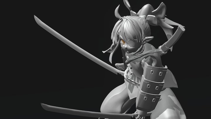 [WIP] Akari - san 2 3D Model