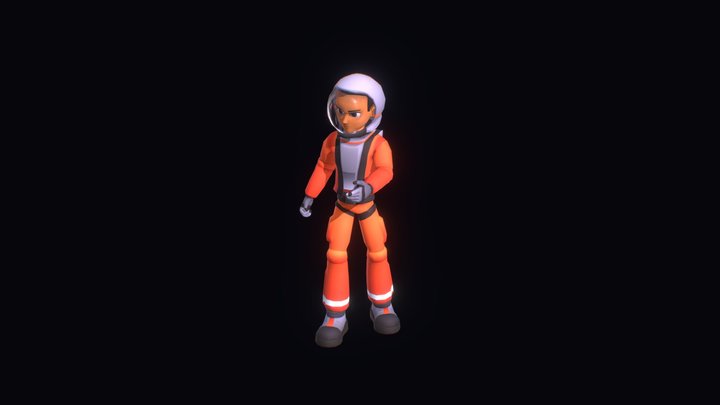 Astronaut character 3D Model