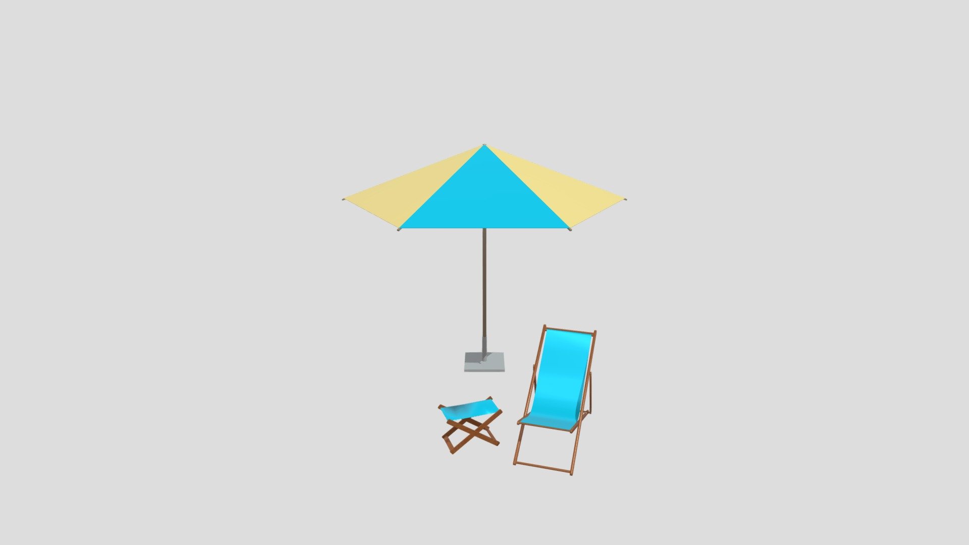 beach-chair-1 — Sketchfab embed 3D viewer