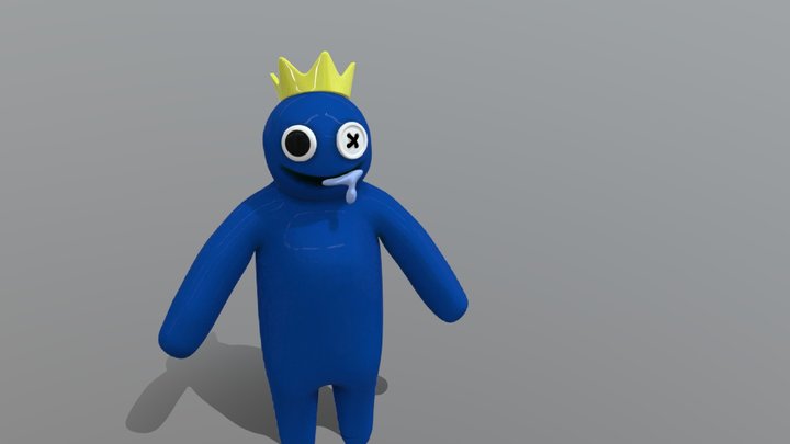 blue-rainbows-friends 3D Model