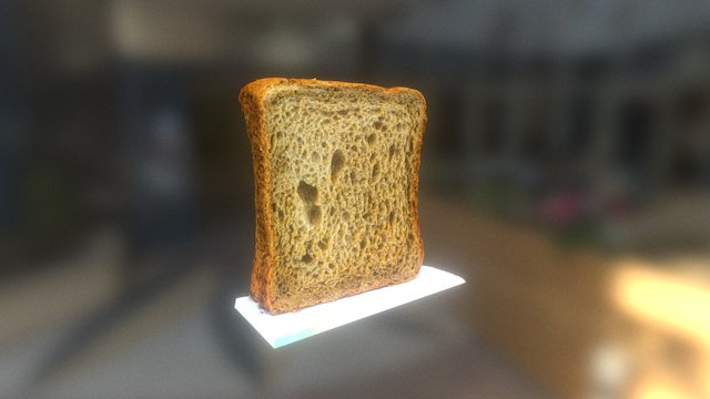 Slice of bread 3D Model