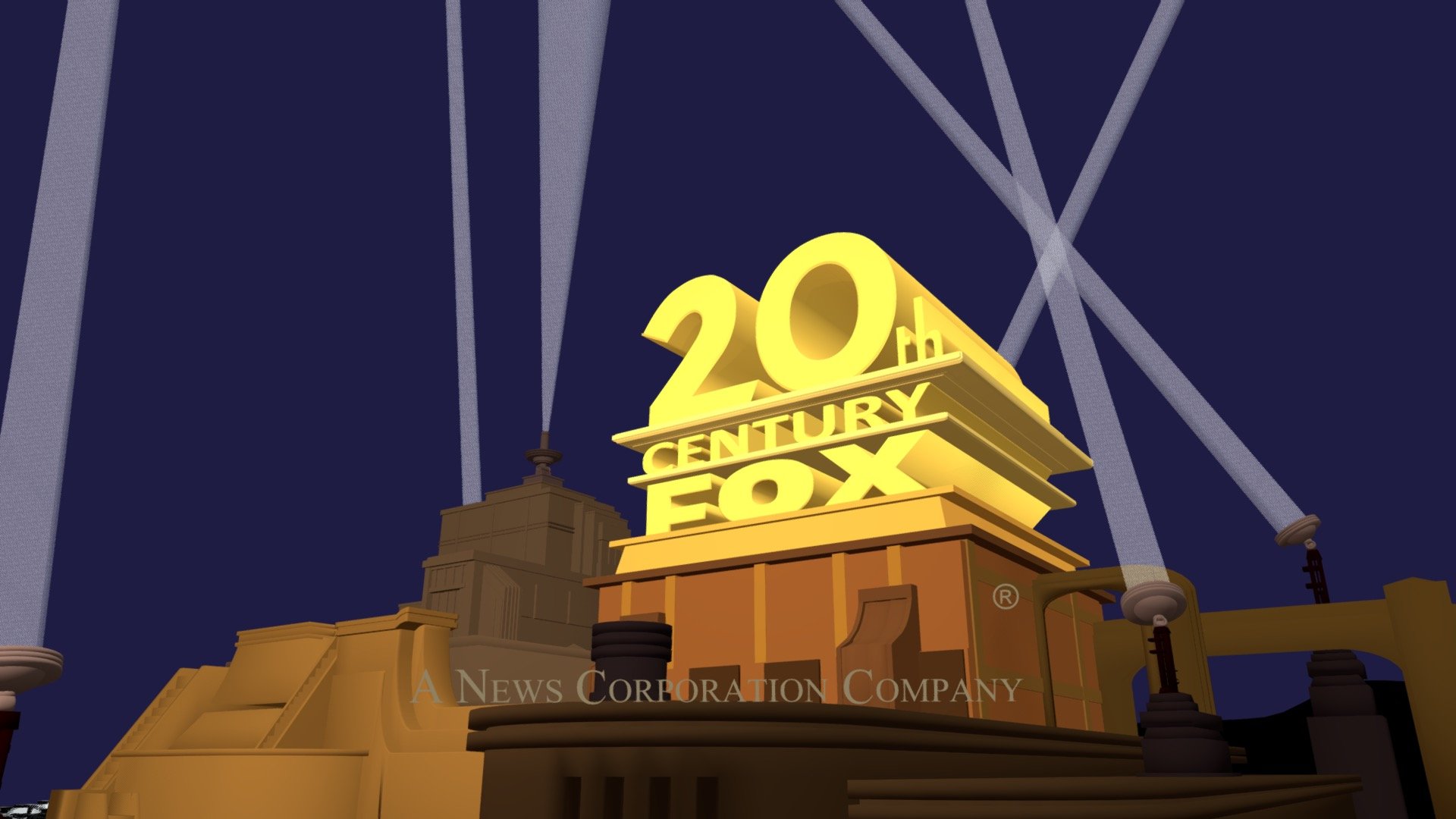 20th Century Fox by OldCrumbs remake - Download Free 3D model by ...