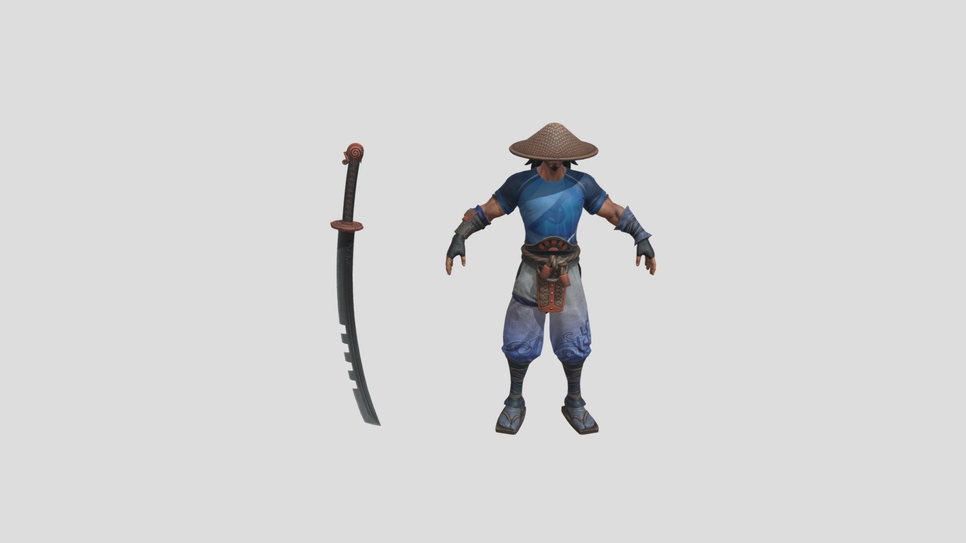 3D model Samurai Ninja 3D model by sivappdev [0256fae] Sketchfab