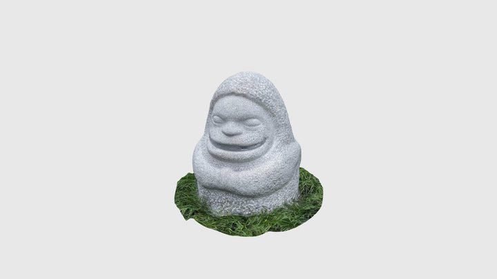 千と千尋の神隠しの石像 3D Model