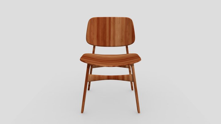 wooden chair 3D Model
