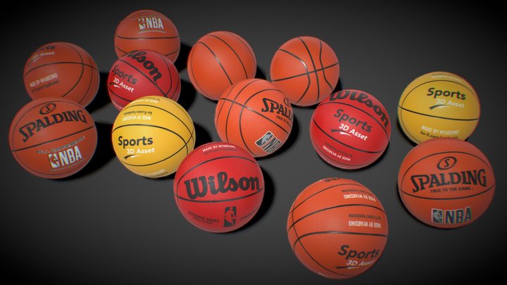 [FREE] Basketballs: Sports Asset 3D Model