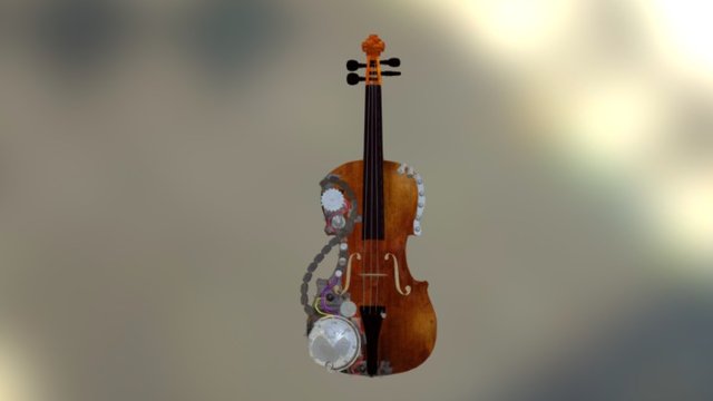 Violin+ 3D Model