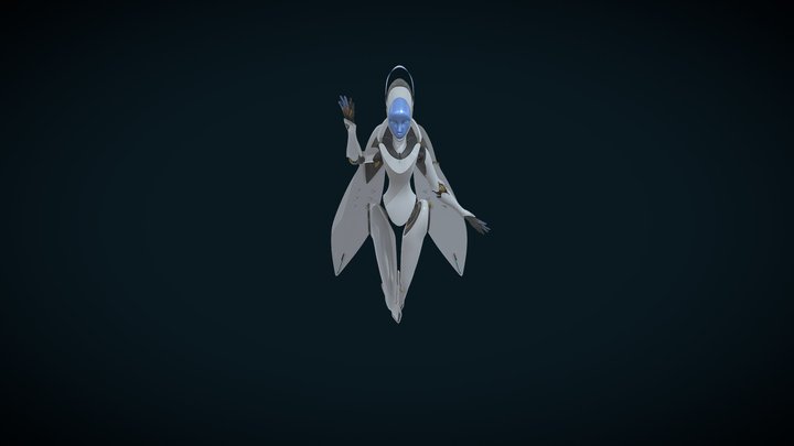 Echo from Overwatch 3D Model