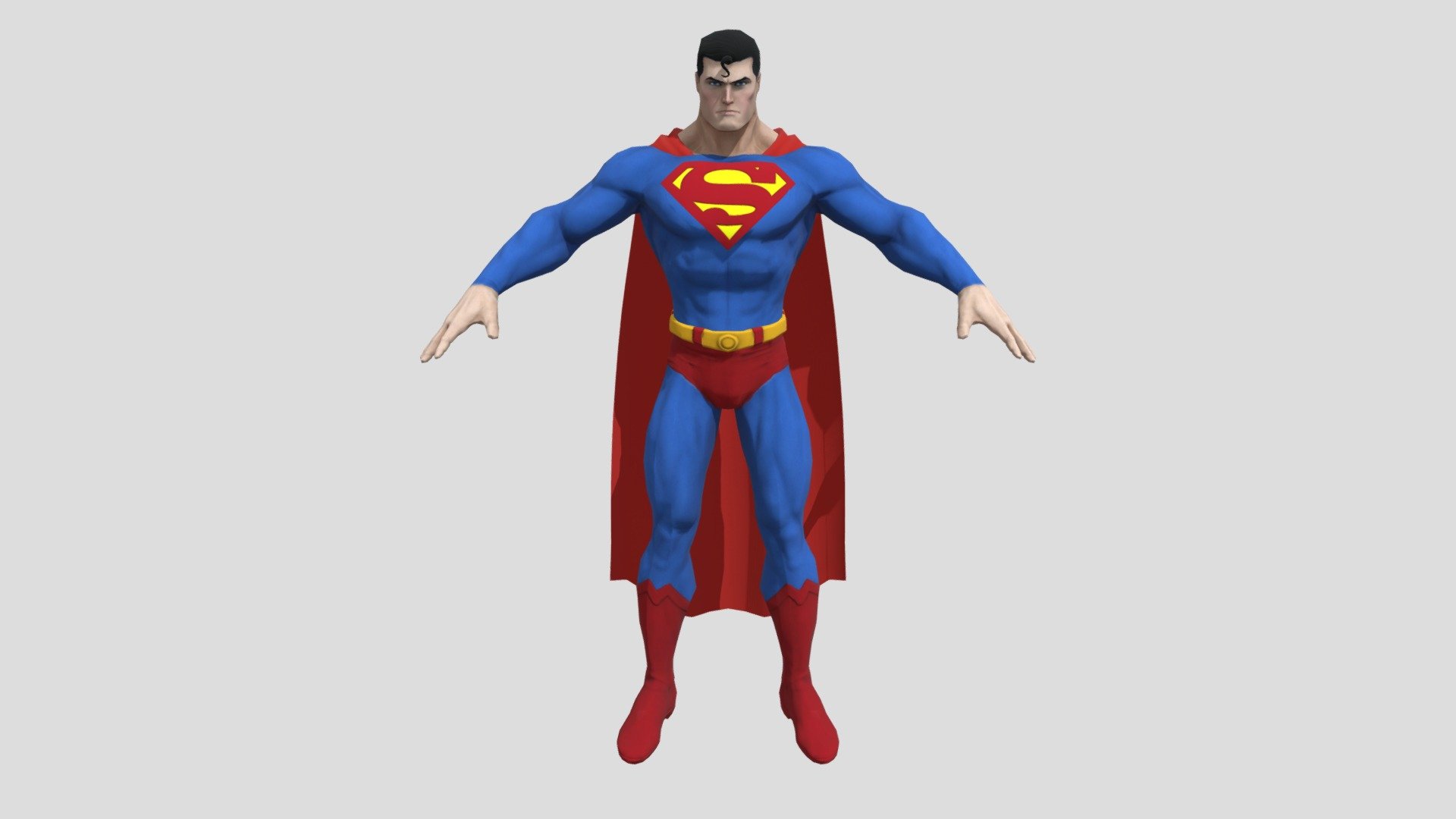 Superman Animated - Download Free 3D model by EWTube0 (@EWTube0) [0259a5c]