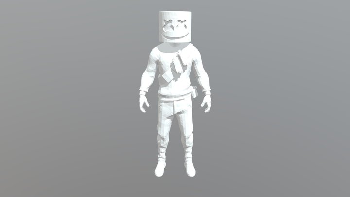 Marshmallow fortnite 3D Model