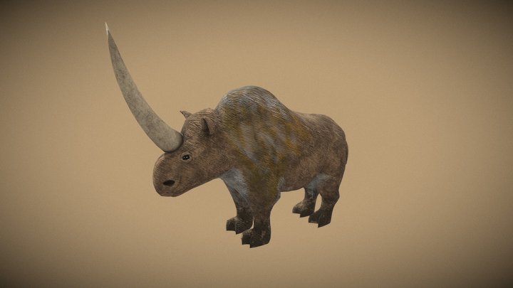 Siberian Unicorn 3D Model