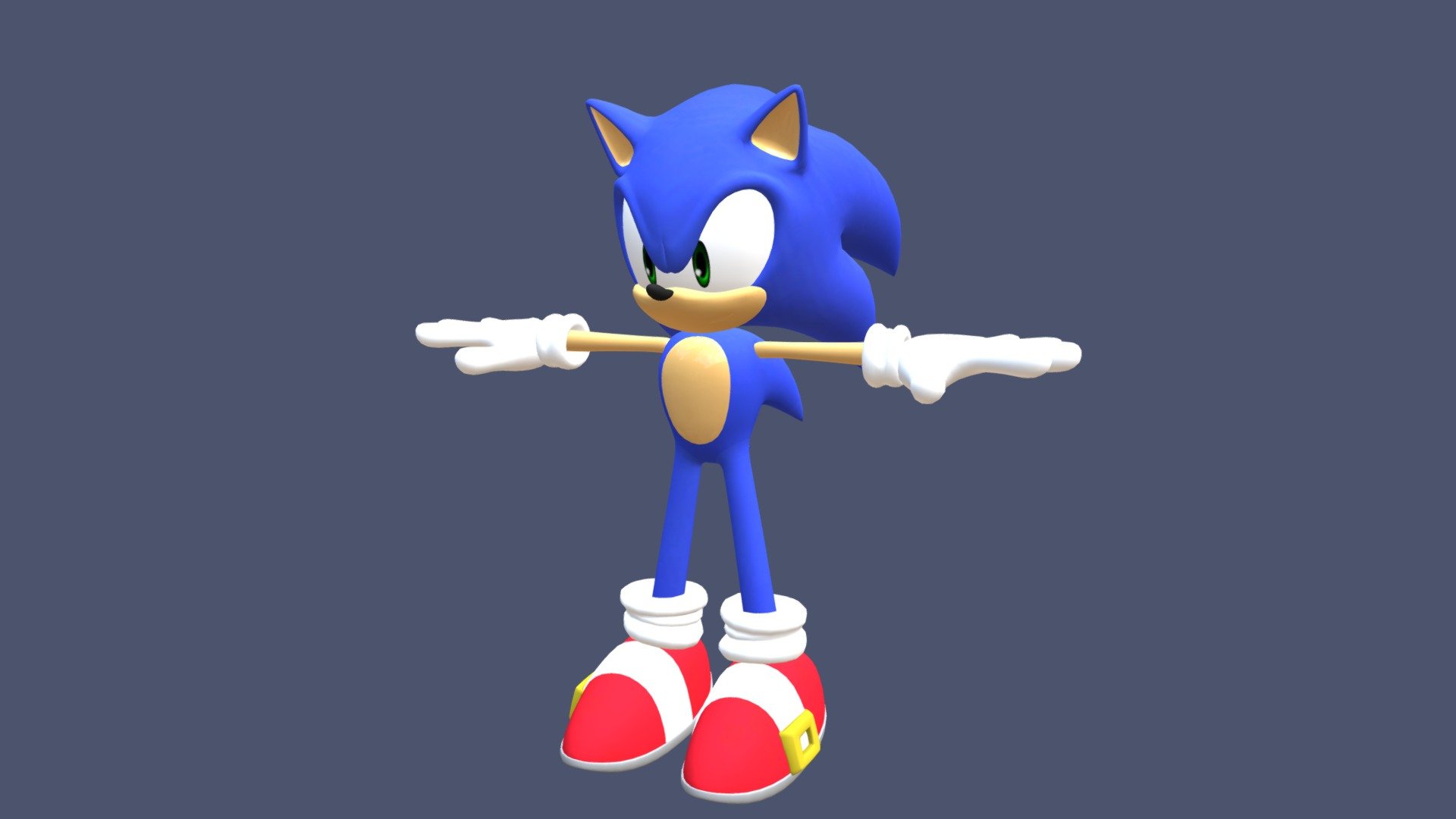Sonic Forces model with Smash Wii U textures. - Download Free 3D model ...
