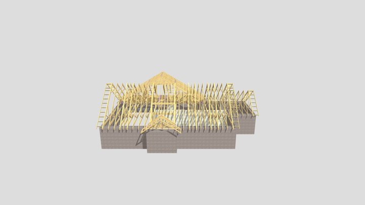 N Cully Attic Roof 3D Model