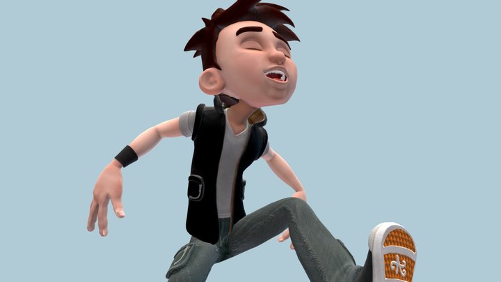 STEVE  Pose1 3D Model