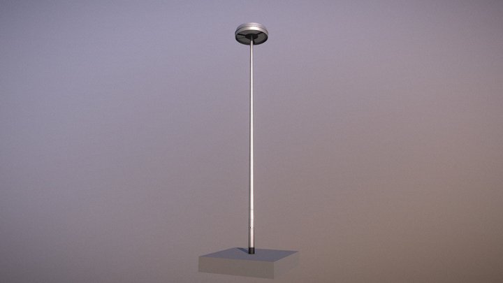 Street Light (1) (Low-Poly-Version) 3D Model