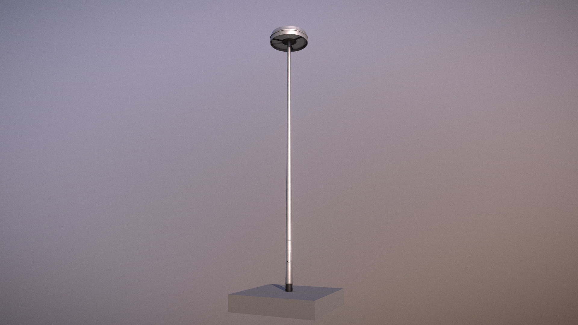 3D model Street Light (1) (Low-Poly-Version) - This is a 3D model of the Street Light (1) (Low-Poly-Version). The 3D model is about a light bulb on a stand.