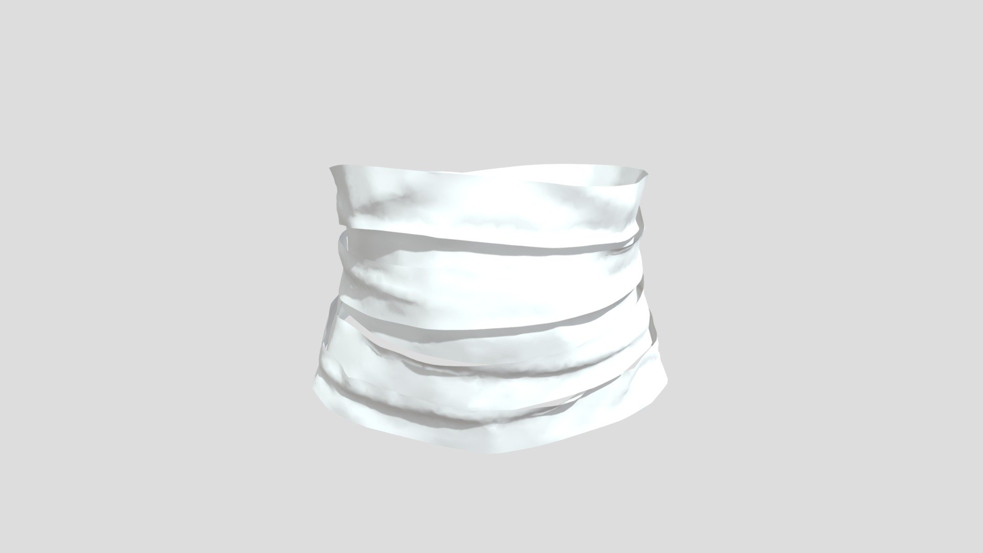 Waist Bandage — Sketchfab embed 3D viewer