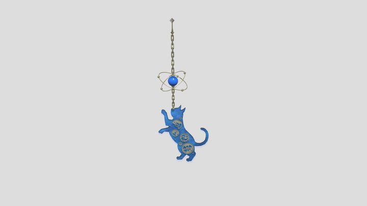 CatGear_Earring 3D Model