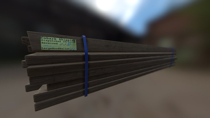 Pile of Planks (Free/GameReady) 3D Model