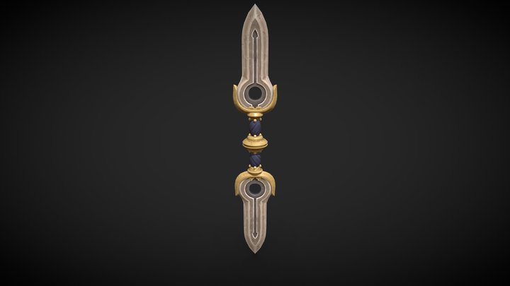 Stylized Spear 1 3D Model