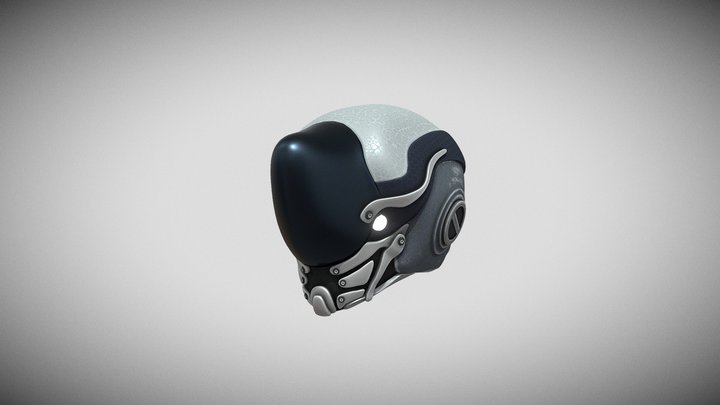 Mecha Dyno Helmet 3D Model