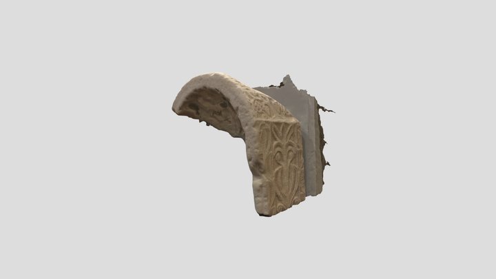Fragment of Stone Mihrab 3D Model