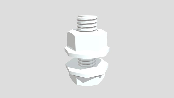 M12x30-8.8 (PBNFHTZ-M12030H) 3D Model
