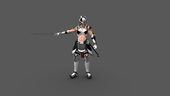 Valkyria_Character 3D Model