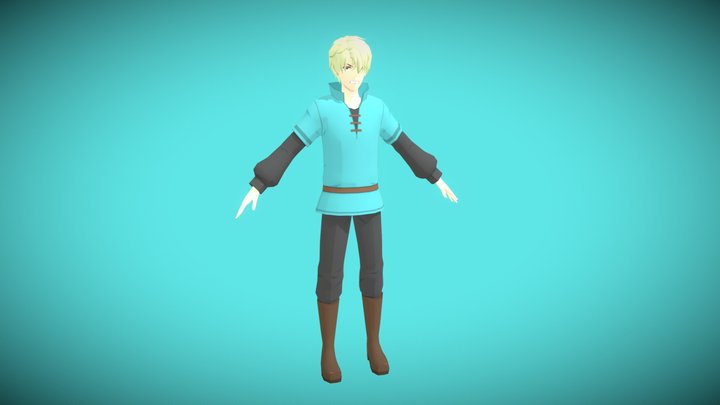 Sanji anime character 3D Model