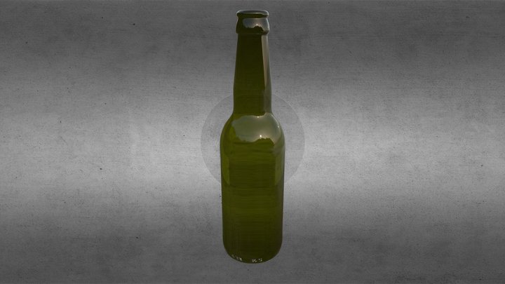 Bouteille de bière Long Neck 33cl 3D Model
