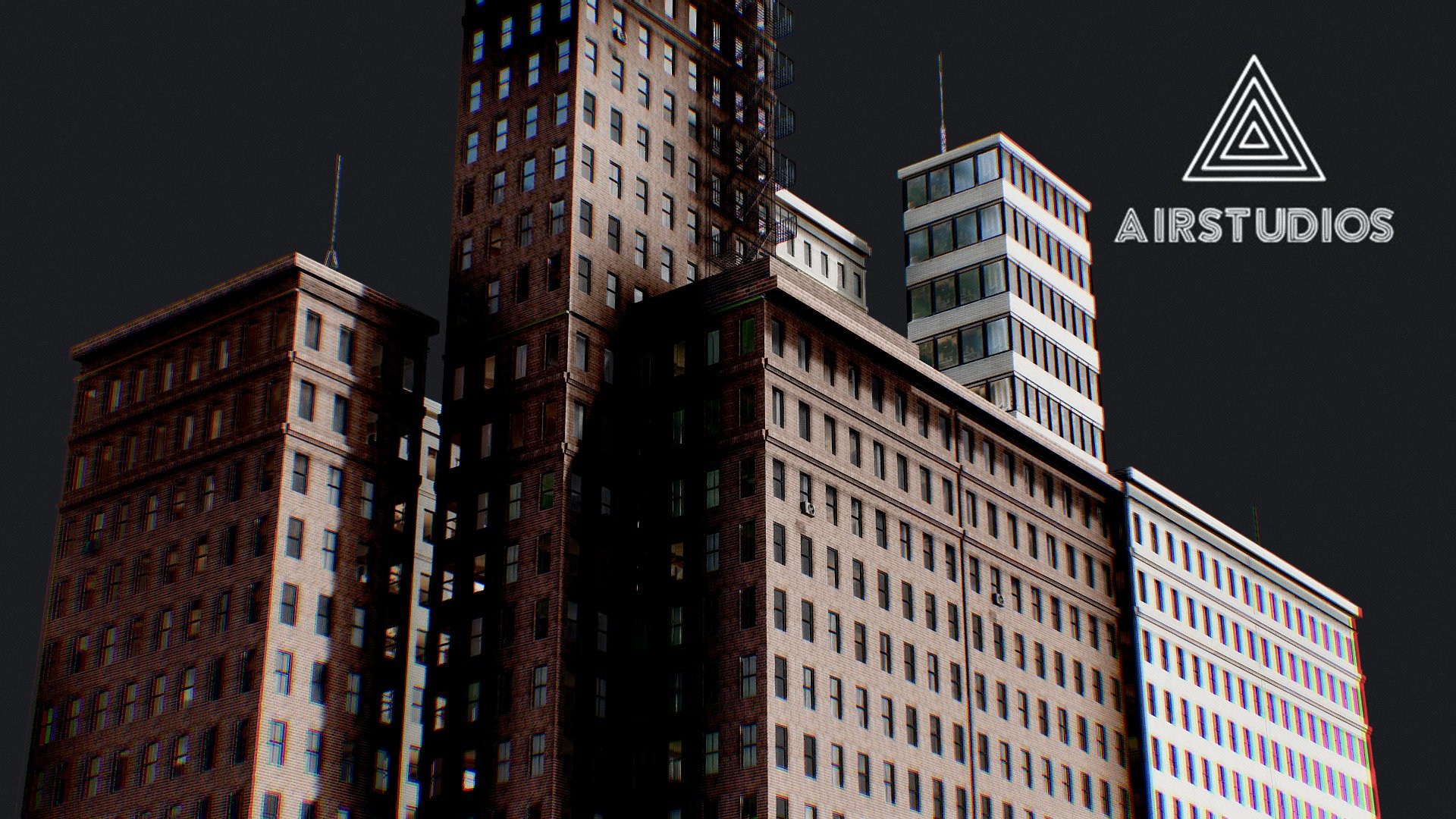 Low Poly - New York City Block 3 - Buy Royalty Free 3D model by