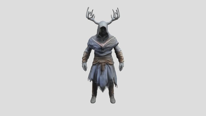 Shadow_ Antler_ Mage_texture 3D Model