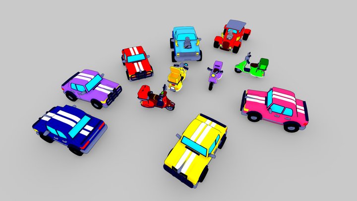 My Snack Empire - Vehicle Models 3D Model