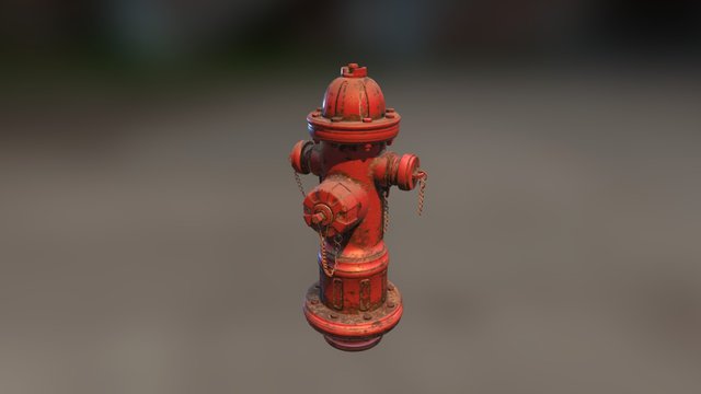 Fire Hydrant 3D Model