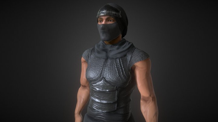 Ninja - Walking 3D Model