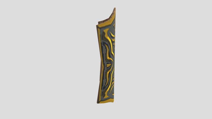 Royal Roman Shield 3D Model