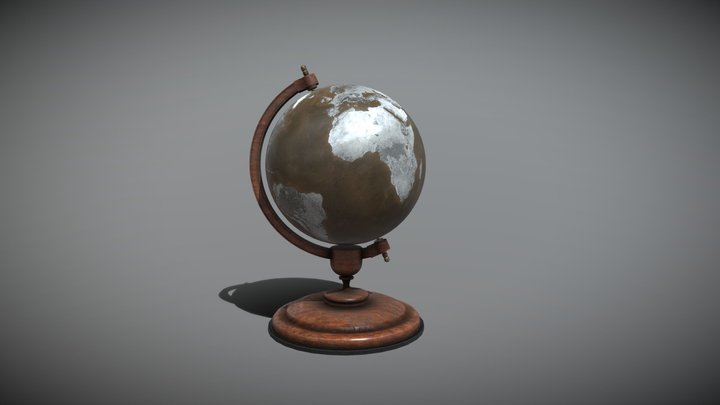 Antique Globe – Modello 3D gratuito STL