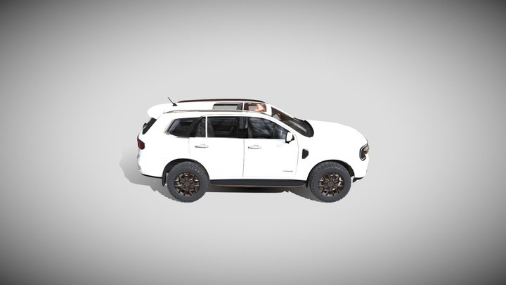 Ford Everest 2024 3D model with highly detailed 3D Model